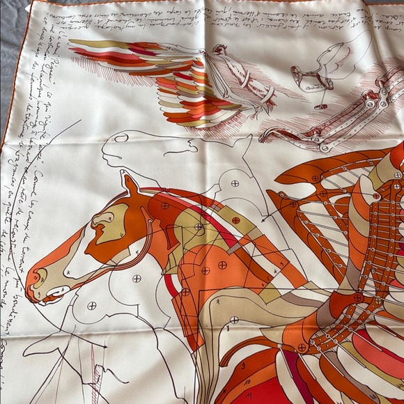 Brand new hermes Le Pegase d'Hermès scarf 140 - Picture 5 of 9